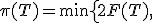 \p(T) = \min \left\{ 2F(T),\; 2(F(T)-1) \right\}.