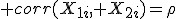 X_1^n, \;\; X_{1i} \sim Ber(p_1),\;\;X_2^n, \;\; X_{2i} \sim Ber(p_2), \;\; corr(X_{1i}, X_{2i})=\rho;