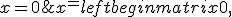 x^+ = left{begin{matrix} 0, & x=0; \ x^{-1}, & x ne 0. end{matrix}right. 