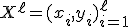 X^{\ell} = (x_i, y_i)_{i=1}^{\ell}