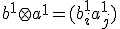 b^1 \otimes a^1 = (b_i^1  a_j^1)