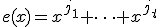 e(x)=x^{j_1}+\dots+x^{j_t}