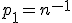 p_1=n^{-1}