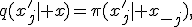 q(x_j'| x)=\pi(x_j'| x_{-j}),