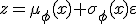 z=\mu_\phi(x)+\sigma_\phi(x)\varepsilon